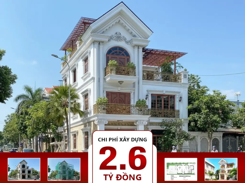 Biệt Thự Cao Cấp 3 Tầng Bán Cổ Điển