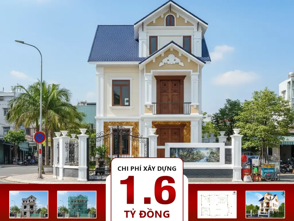 Biệt thự tân cổ điển 3 tầng 8x13m