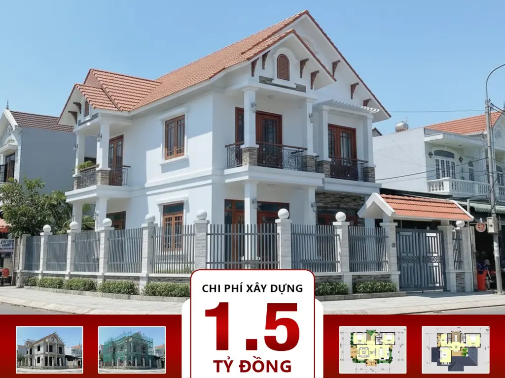 Biệt thự hiện đại 2 tầng 9x14m