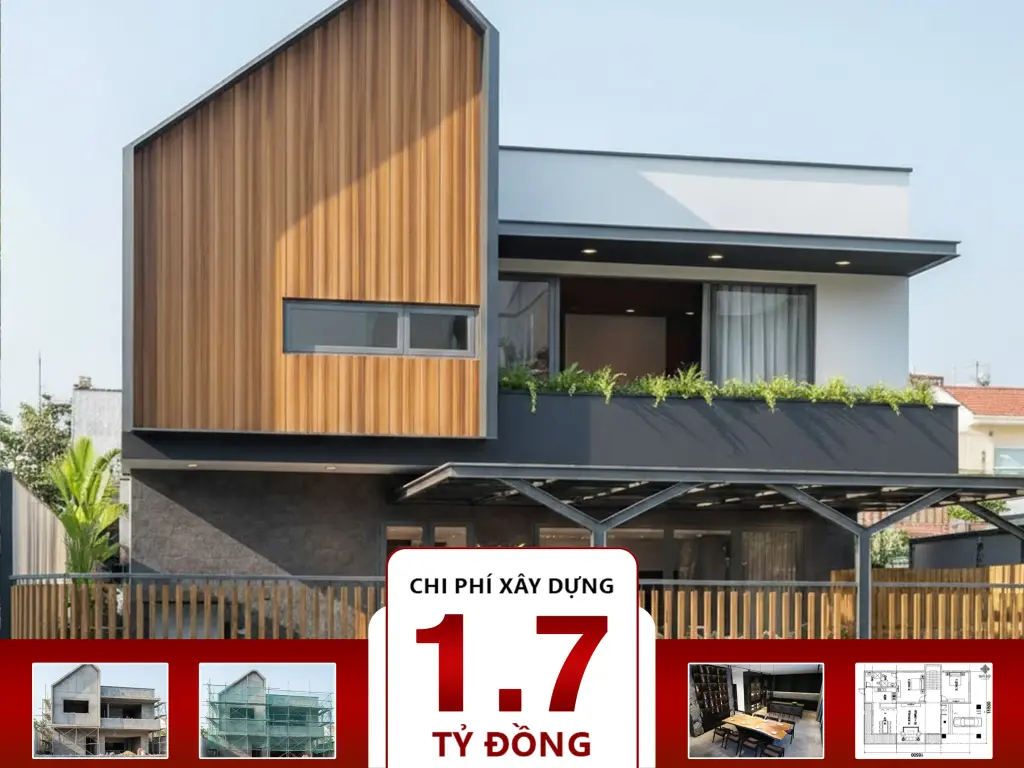 Biệt thự hiện đại 2 tầng 11x16m