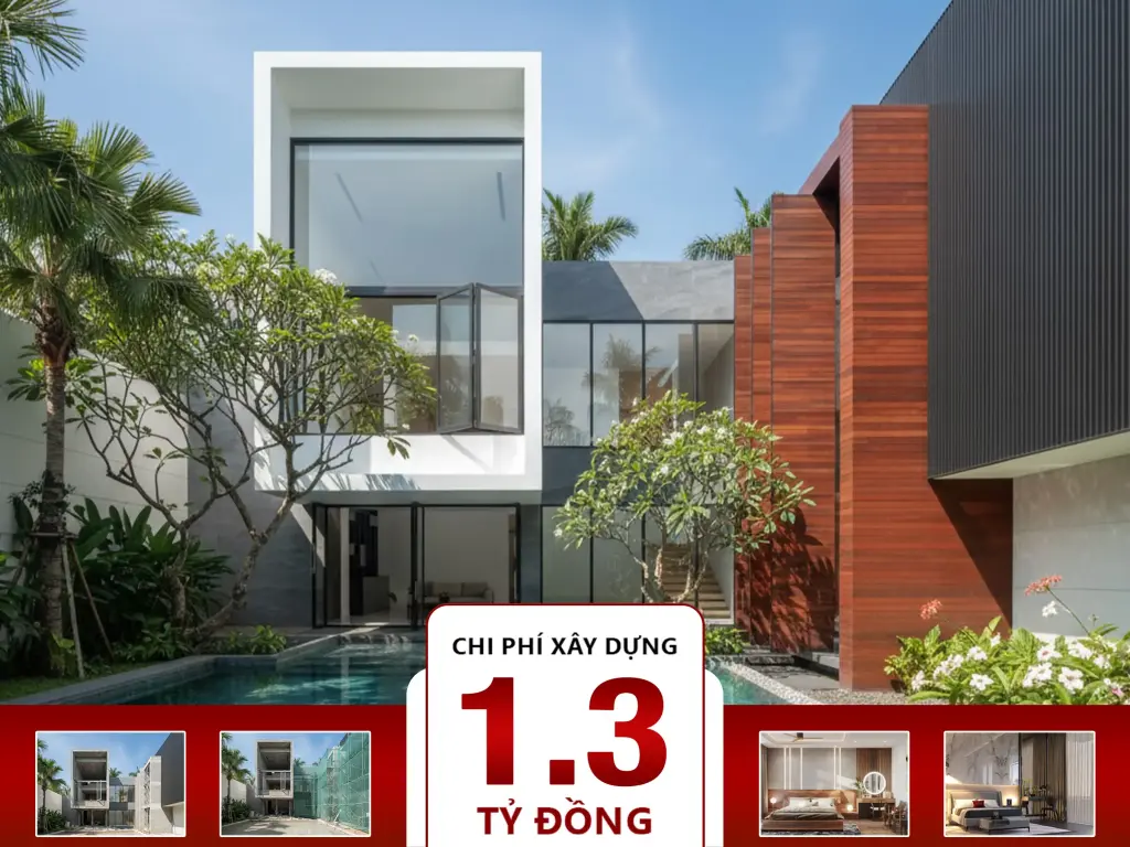 Biệt thự hiện đại 2 tầng 12x17m