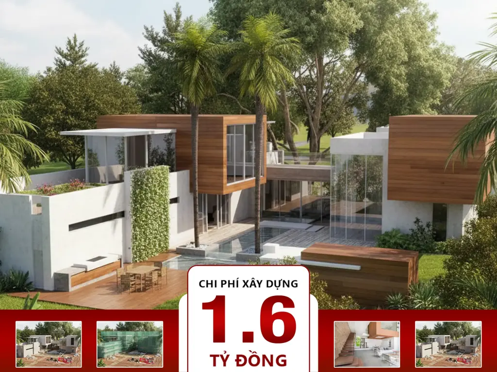 Biệt thự nghỉ dưỡng đẹp với 5 phòng ngủ rộng rãi