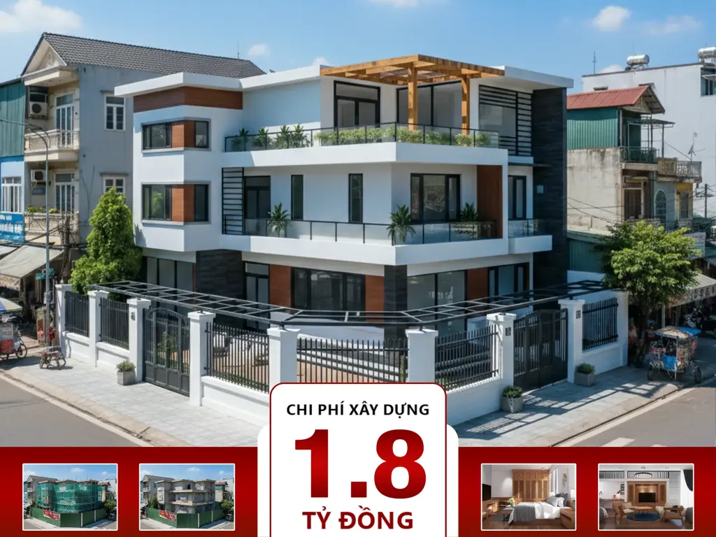 Biệt thự hiện đại 3 tầng 12x16m