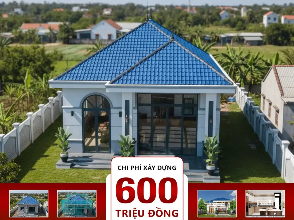 Nhà mái Nhật 3 phòng ngủ 7.5mx15m