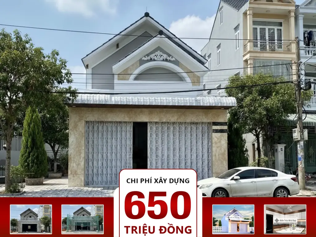 Nhà mái Thái 3 phòng ngủ 8.5x21m