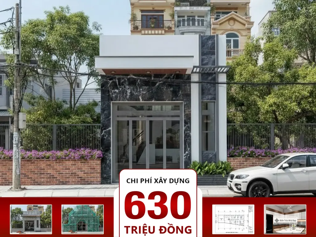 Nhà cấp 4 hiện đại 2 phòng ngủ 5x10m