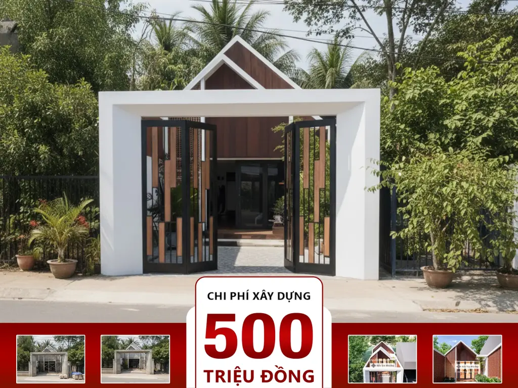 Nhà mái lệch 2 phòng ngủ 4.2×19.5m