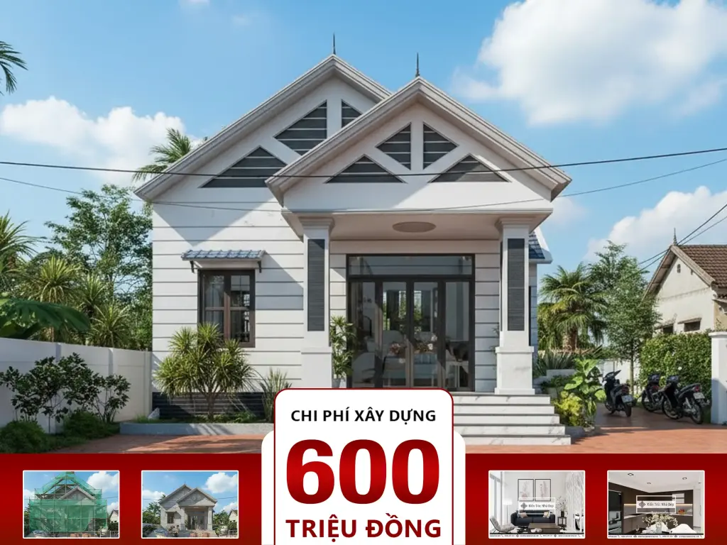 Nhà mái Thái 3 phòng ngủ 7.5 x 13m