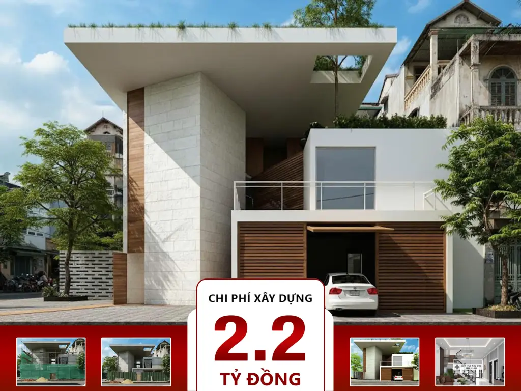 Biệt thự nghỉ dưỡng hiện đại 3 tầng 5 phòng ngủ