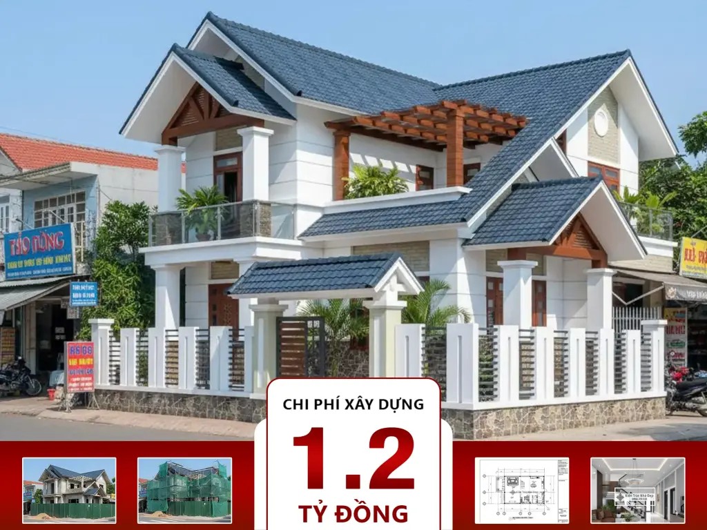 Biệt thự mái Thái 2 tầng 3 phòng ngủ