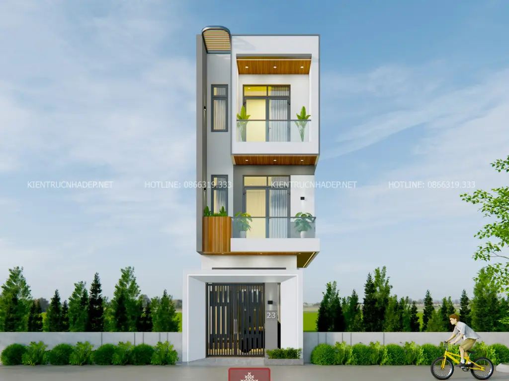 Nhà phố 3 tầng 3 phòng ngủ 3x17m