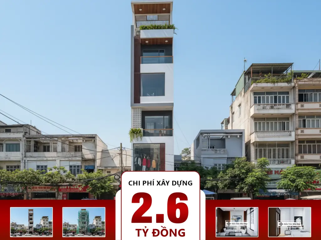 Nhà phố 6 tầng vừa ở vừa kinh doanh thời trang