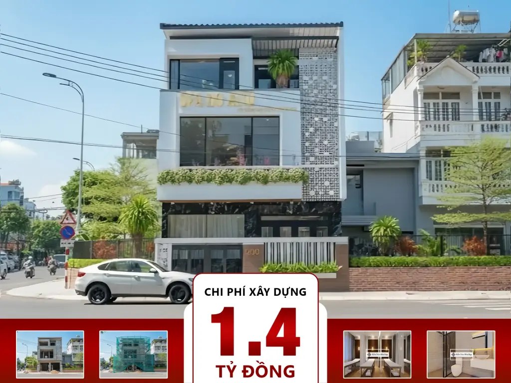 Nhà ở kết hợp với Spa 8x19m 5 phòng ngủ