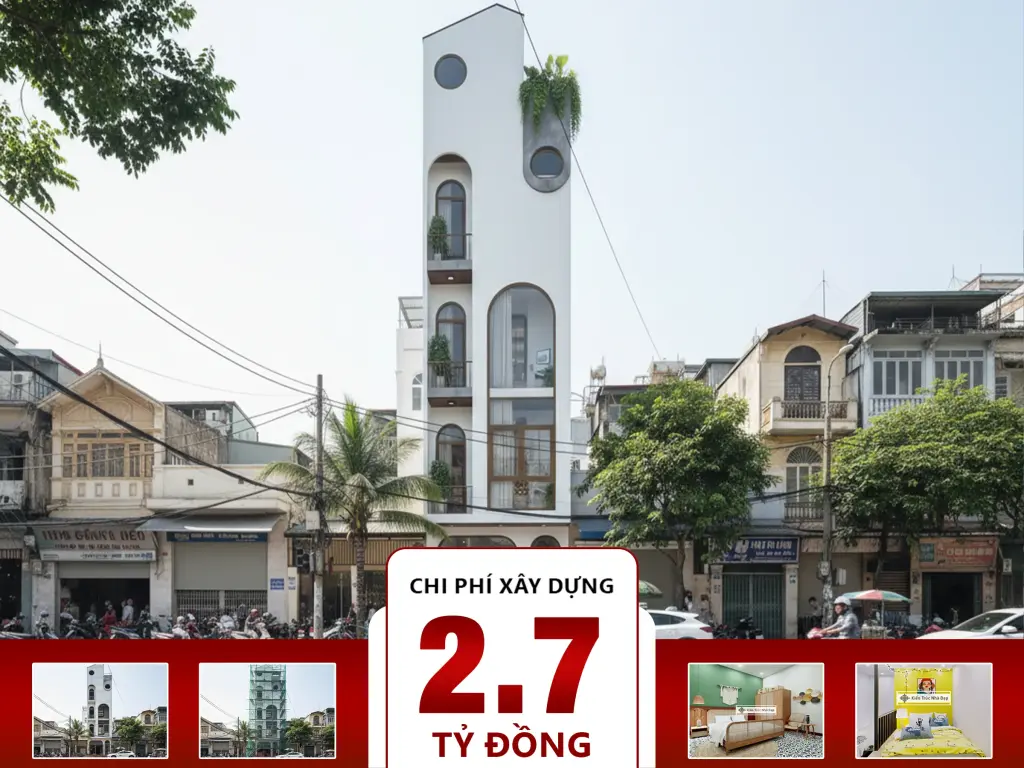 Nhà phố 5 tầng kinh doanh kết hợp cho thuê phòng