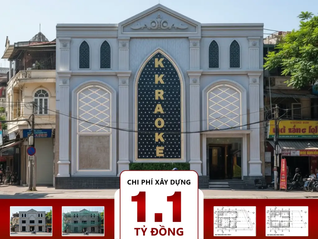 Quán KARAOKE kinh doanh 2 tầng 5 phòng hát