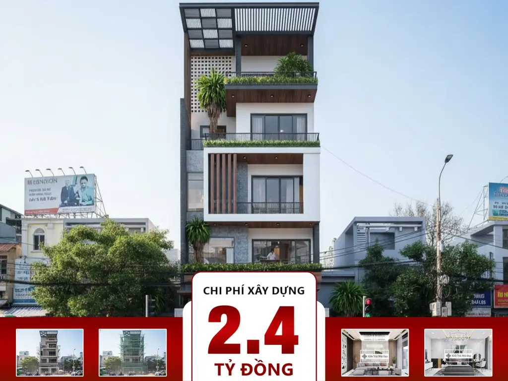 Nhà phố 5 tầng 4 phòng ngủ 7x18m