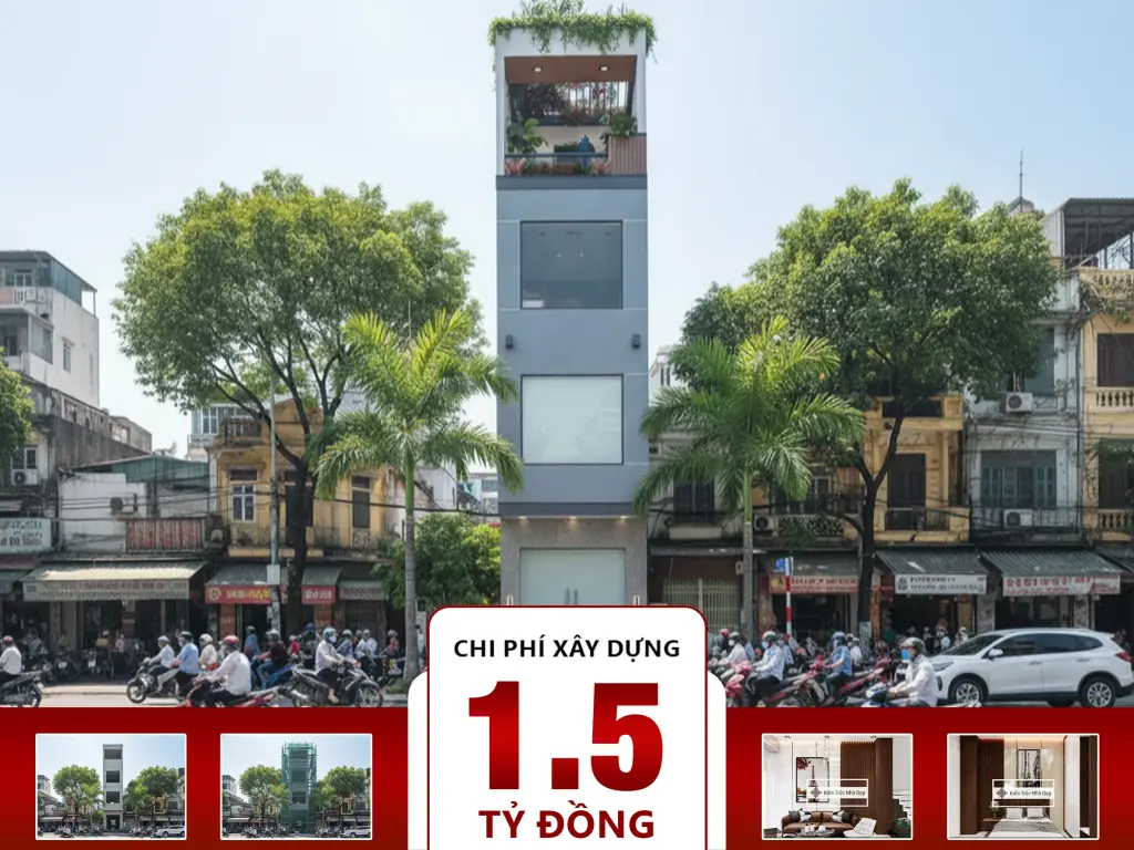 Nhà phố 4 tầng 4 phòng ngủ 3x10m
