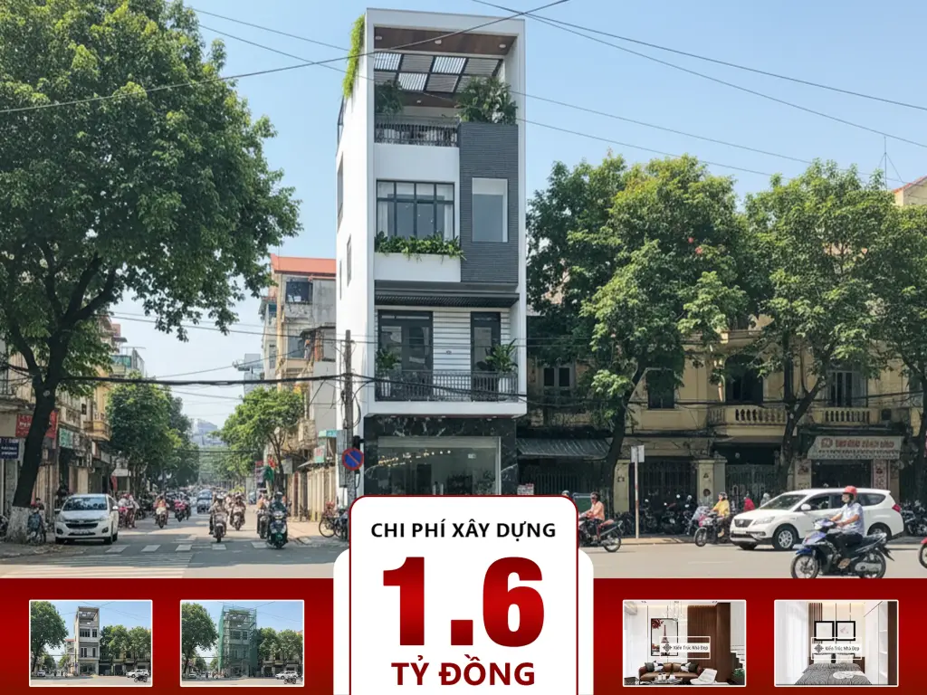 Nhà phố 4 tầng 4 phòng ngủ 4x10m