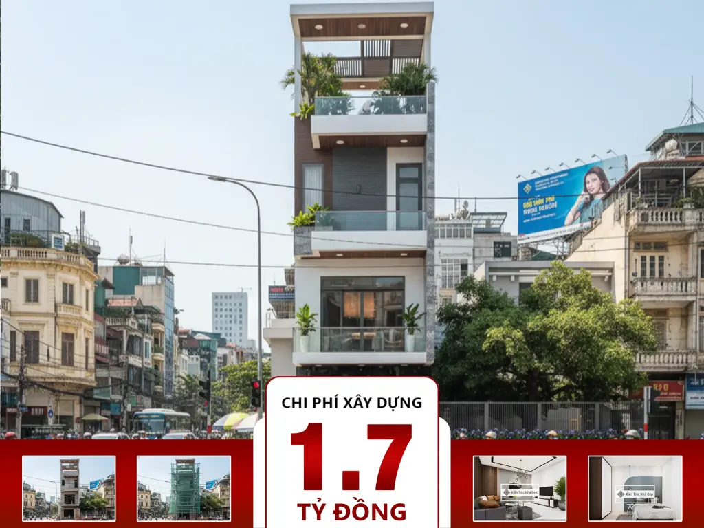 Nhà phố 4 tầng 3 phòng ngủ 3x13m