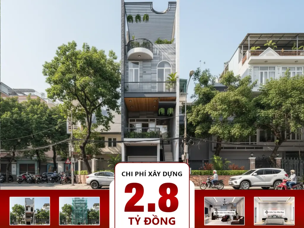 Nhà phố 4 tầng 5x20m 3 phòng ngủ