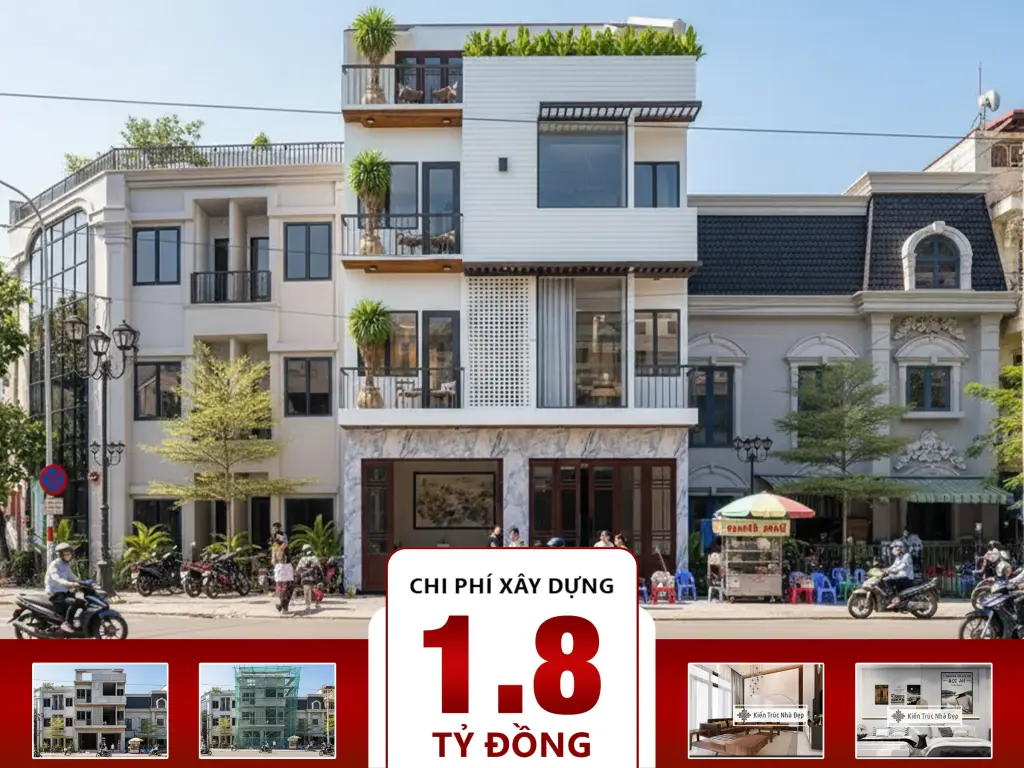 Nhà phố 4 tầng 7 phòng ngủ 7x9m