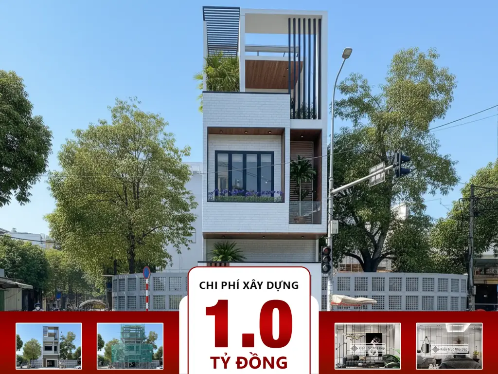 Nhà phố 3 tầng 4.5x16m 5 phòng ngủ