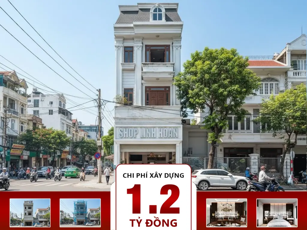 Nhà phố 3 tầng 5 phòng ngủ 4x20m
