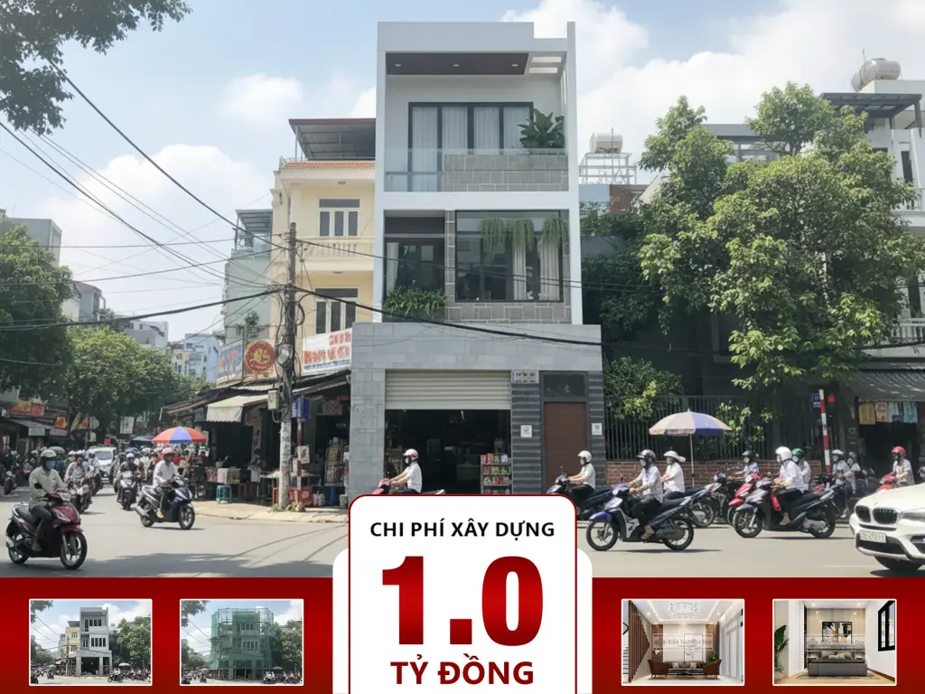 Nhà phố 3 tầng 6x24m 4 phòng ngủ