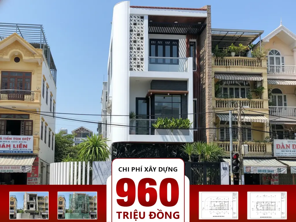 Nhà phố 3 tầng 5.5x12m 4 phòng ngủ