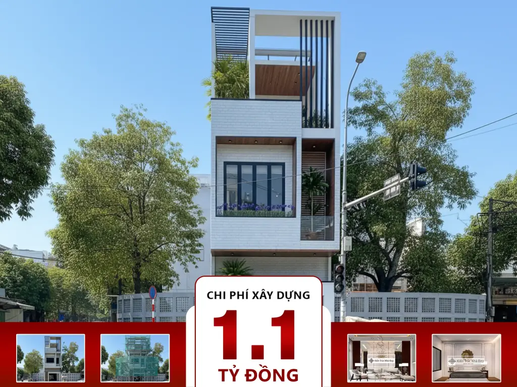 Nhà phố 3 tầng 5x18m 4 phòng ngủ