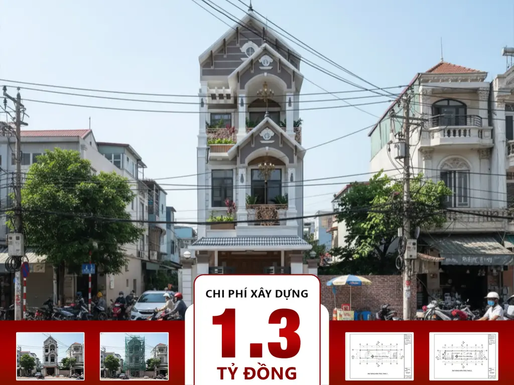 Nhà phố 3 tầng 4 phòng ngủ 5x21m