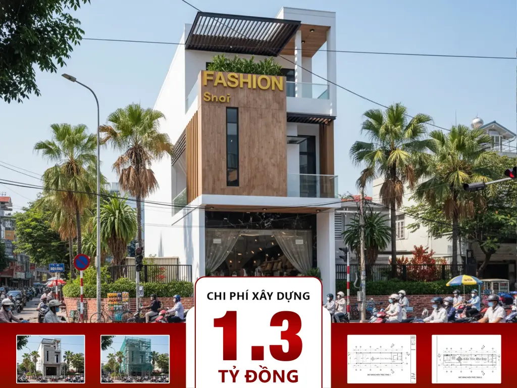 Nhà phố 3 tầng 5x22m 4 phòng ngủ